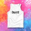 Navy Proud Father Tank Top