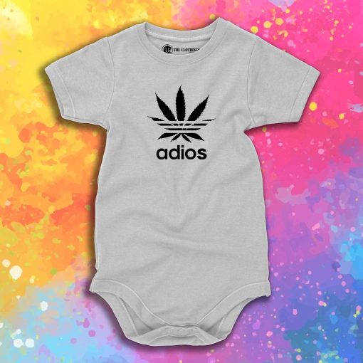 Adios Adidas Inspired Baby Onesie